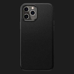 Чехол Spigen Liquid Air для iPhone 12/12 Pro (Black) в Белой Церкви