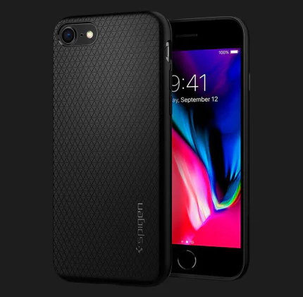 Чехол Spigen Liquid Air для iPhone 7/8/SE (Black)