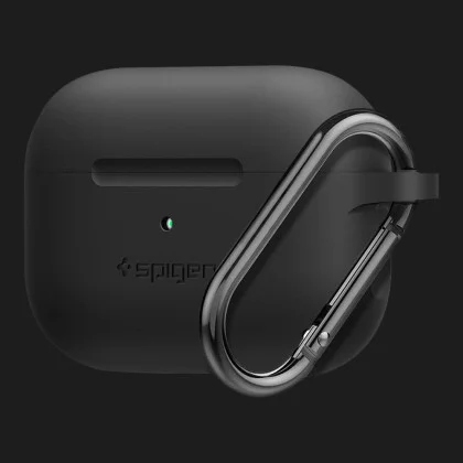 Защитный чехол Spigen Silicone Fit для AirPods / AirPods 2 (Black) Ивано-Франковске