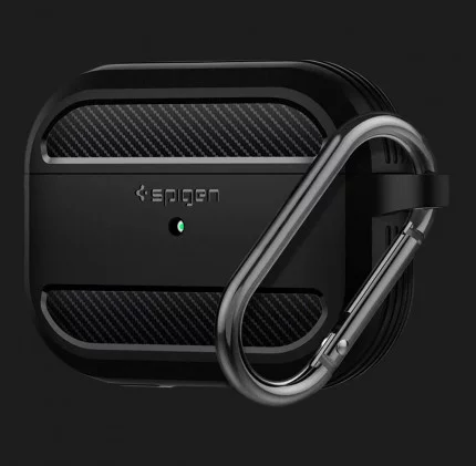 Захисний чохол Spigen Rugged Armor для AirPods Pro (Black)