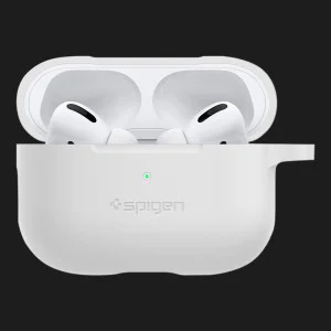 Захисний чохол Spigen Silicone Fit для AirPods Pro (White)