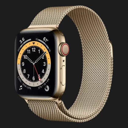Apple Watch Series 6 40mm Gold with Gold Milanese Loop (M02X3, M06W3) в Киеве