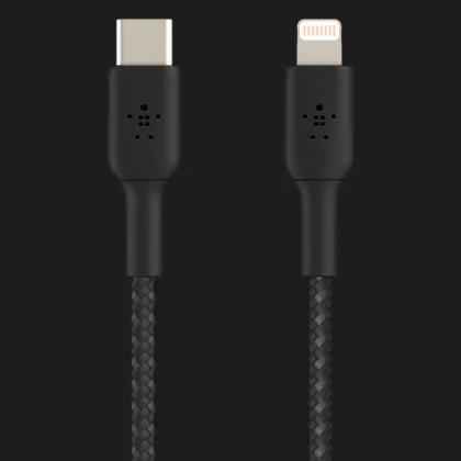 Кабель Belkin Braided USB-С to Lightning 1m (Black)