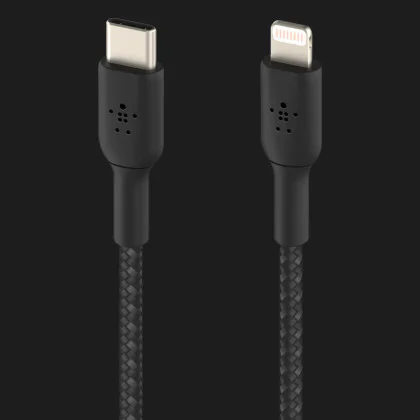 Кабель Belkin Braided USB-С to Lightning 1m (Black) в Нетішині