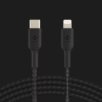 Кабель Belkin Braided USB-С to Lightning 1m (Black) в Дрогобыче