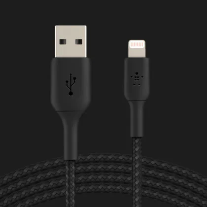 Кабель Belkin Braided Lightning Cable 2m (Black) в Тернополе