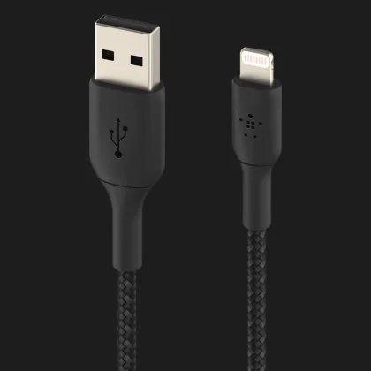 Кабель Belkin Braided Lightning Cable 2m (Black) у Вараші