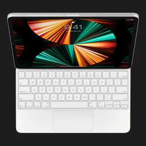 Клавіатура Magic Keyboard для iPad Pro 12.9, iPad Air 13 (M2) (White) (MJQL3) в Сваляві