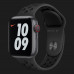 Оригінальний ремінець для Apple Watch 38/40/41 mm Nike Sport Band (Anthracite / Black) (MX8C2)