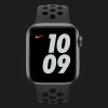Оригінальний ремінець для Apple Watch 42/44/45/49 mm Nike Sport Band (Anthracite / Black) (MX8E2)