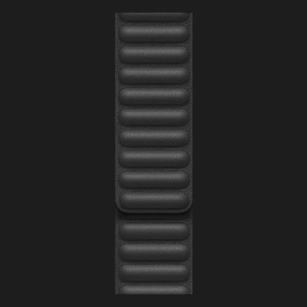 Оригінальний ремінець для Apple Watch 42/44/45/49 mm Leather Link (Midnight) (ML823)