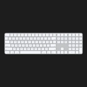 Полноразмерная клавиатура Apple Magic Keyboard with Touch ID and Numeric Keypad (Silver) (MK2C3) в Сваляве