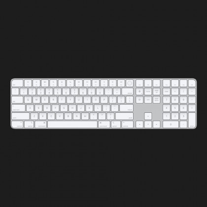 Повнорозмірна клавіатура Apple Magic Keyboard with Touch ID and Numeric Keypad Silver (MK2C3) в Полтаві
