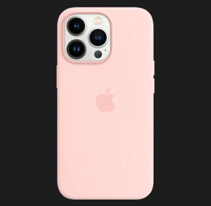 Оригінальний чохол Apple Silicone Case with MagSafe для iPhone 13 Pro (Chalk Pink) (MM2H3)