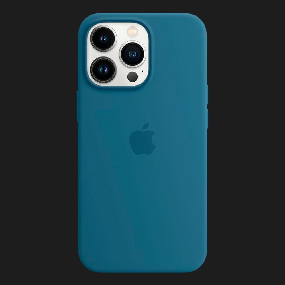 Оригінальний чохол Apple Silicone Case with MagSafe для iPhone 13 Pro (Blue Jay) (MM2G3)