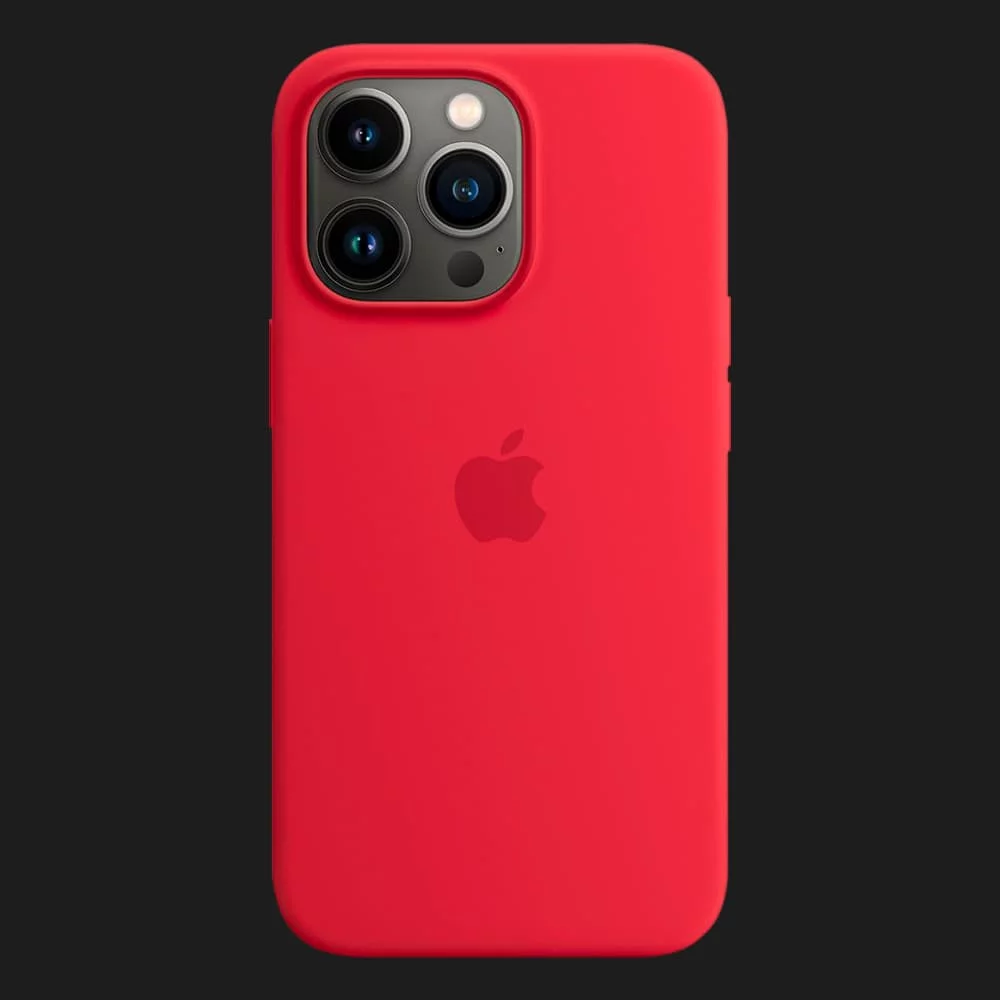 Оригінальний чохол Apple Silicone Case with MagSafe для iPhone 13 Pro (PRODUCT) RED (MM2L3)