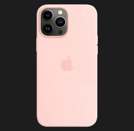 Оригинальный чехол Apple Silicone Case with MagSafe для iPhone 13 Pro Max (Chalk Pink) (MM2R3)