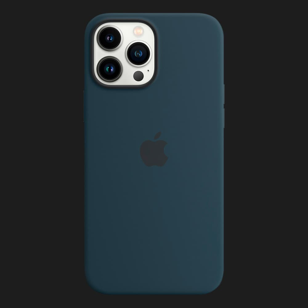 Оригінальний чохол Apple Silicone Case with MagSafe для iPhone 13 Pro Max (Abyss Blue) (MM2T3)