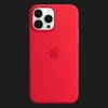 Оригінальний чохол Apple Silicone Case with MagSafe для iPhone 13 Pro Max (PRODUCT) RED (MM2V3)