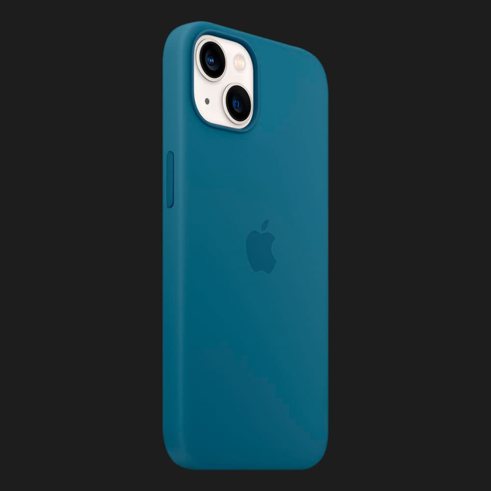Оригінальний чохол Apple Silicone Case with MagSafe для iPhone 13 (Blue Jay) (MM273)