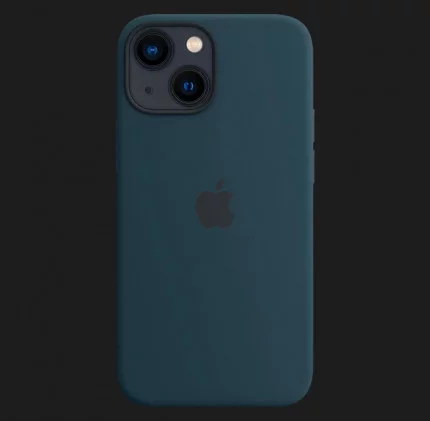 Оригінальний чохол Apple Silicone Case with MagSafe для iPhone 13 mini (Abyss Blue) (MM213)