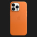 Оригінальний чохол Apple Leather Case with MagSafe для iPhone 13 Pro Max (Golden Brown) (MM1L3)
