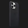 Оригинальный чехол Apple Leather Case with MagSafe для iPhone 13 Pro Max (Midnight) (MM1R3)
