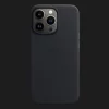 Оригинальный чехол Apple Leather Case with MagSafe для iPhone 13 Pro Max (Midnight) (MM1R3)