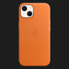 Оригінальний чохол Apple iPhone 13 Leather Case with MagSafe (Golden Brown) (MM103)
