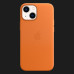 Оригінальний чохол Apple Leather Case with MagSafe для iPhone 13 mini (Golden Brown) (MM0D3)