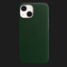 Оригинальный чехол Apple Leather Case with MagSafe для iPhone 13 mini (Sequoia Green) (MM0J3)