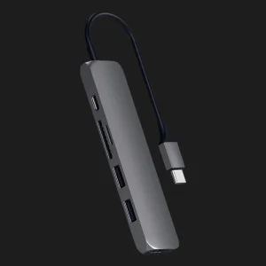 Satechi Aluminum Type-C Slim Multi-Port Adapter 4K V2 Space Gray (ST-SCMA2M) в Херсоне