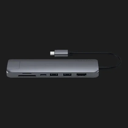 Satechi Aluminum Type-C Slim Multi-Port with Ethernet Adapter Space Gray (ST-UCSMA3M) у Львові