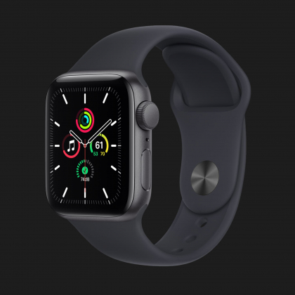 Apple Watch Series SE 40mm Space Gray with Midnight Sport Band (MKQ13) в Николаеве
