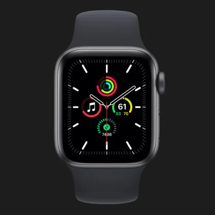 Apple Watch Series SE 44mm Space Gray with Midnight Sport Band (MKQ63) в Харькове