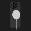 Чохол Pitaka MagEZ 2 Case для iPhone 13 Pro (Black/Grey Twill)