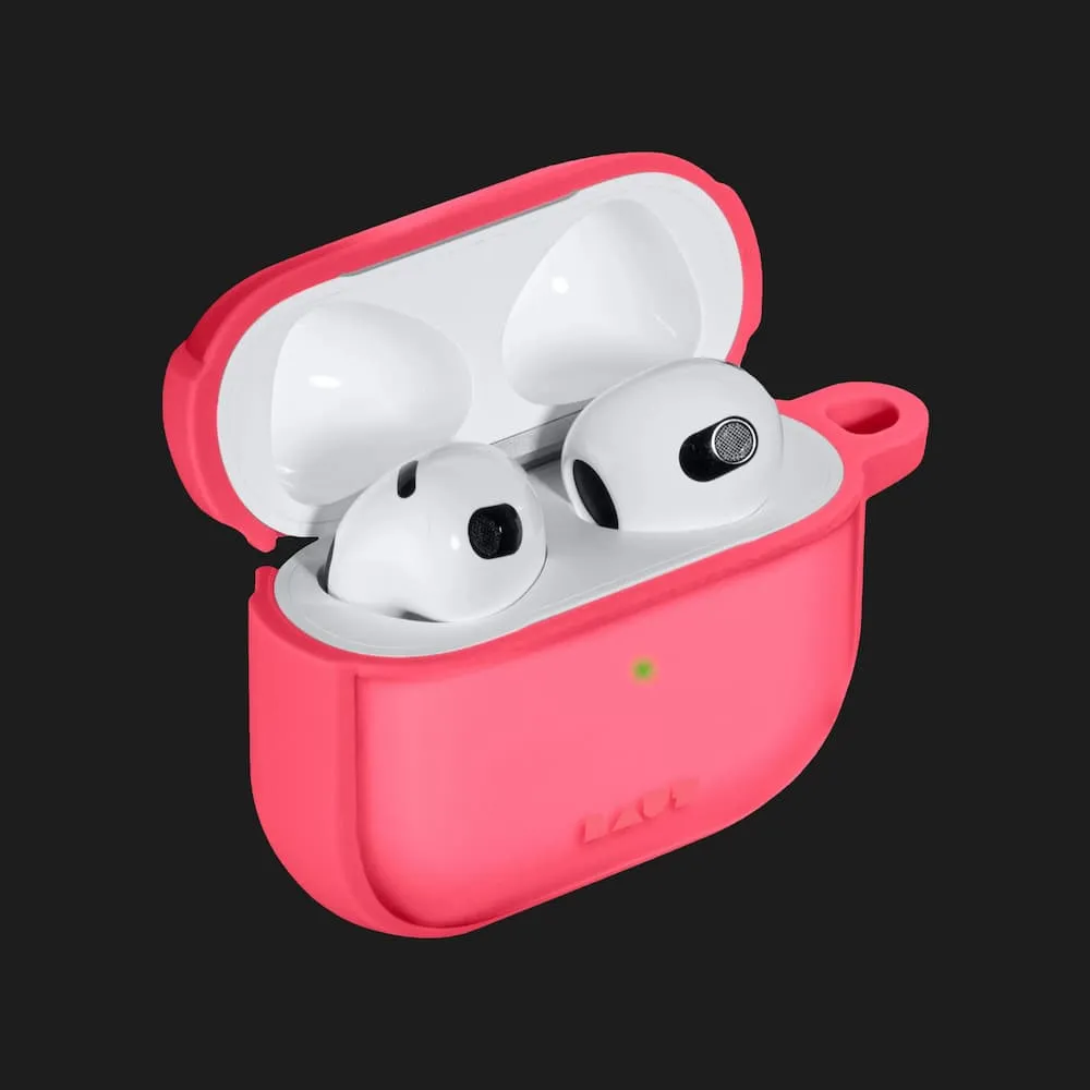 Защитный чехол LAUT HUEX для AirPods 3 (Bubble Gum)