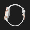 Garmin Vivoactive 4S Rose Gold Stainless Steel Bezel with White Case and Silicone Band