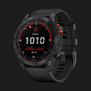 б/у Garmin Fenix 7 Solar Slate Gray with Black Band в Бердичеві