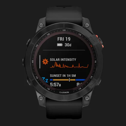 Garmin Fenix 7 Solar Slate Gray with Black Band в Нововолынске