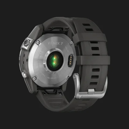 Garmin Fenix 7 Silver with Graphite Band