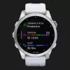 Garmin Fenix 7S Silver with Whitestone Band