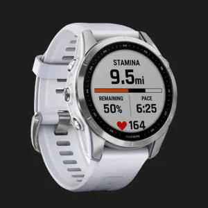 б/у Garmin Fenix 7S Silver with Whitestone Band в Бердичеві