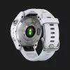 Garmin Fenix 7S Silver with Whitestone Band