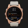 Garmin Fenix 7S Solar Rose Gold with Light Sand Band