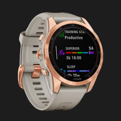 Garmin Fenix 7S Solar Rose Gold with Light Sand Band в Павлограді