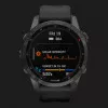 Garmin Fenix 7S Sapphire Solar Carbon Gray DLC Titanium with Black Band