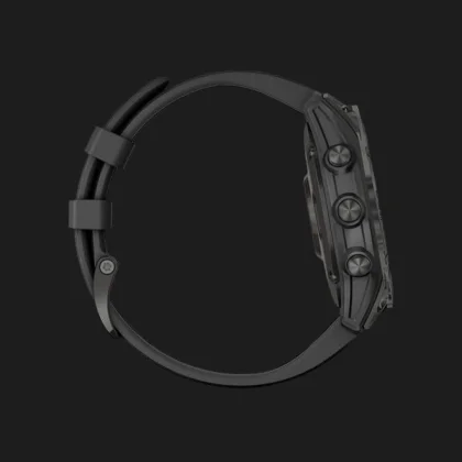 Garmin Fenix 7 Sapphire Solar Carbon Gray DLC Titanium with Black Band в Новому Роздолі