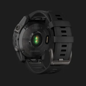 Garmin Fenix 7 Sapphire Solar Carbon Gray DLC Titanium with Black Band в Бердичеві