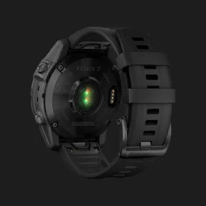 б/у Garmin Fenix 7 Sapphire Solar Black DLC Titanium with Black Band в Бердичеві